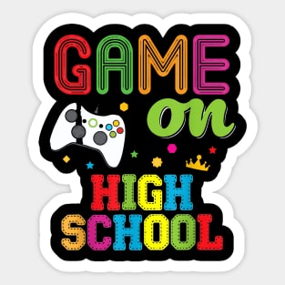 High Game On Video Sticker